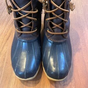 LL Bean Duck Boots - Brown and Black